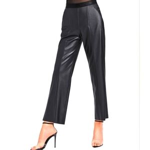 Nwot luxury Wolford Estella trousers faux leather Austria Croatia  sz S 155/65